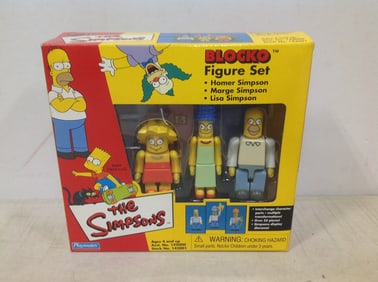 The Simpsons Blocko Figure Set (Homer, Marge, and more) *NEW IN BOX*