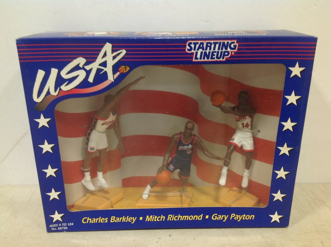 Starting Lineup Figures (Charles Barkley, Mitch Richmond, and more) *NEW IN BOX: Starting Lineup Figures (Charles Barkley, Mitch Richmond, and more) *NEW IN BOX