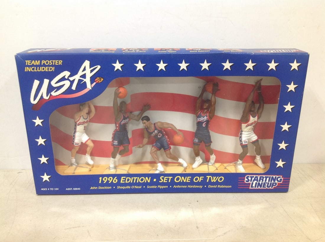 Starting Lineup Figures - 1996 Edition (John Stockton, Shaquille O'Neal, and more) *NEW IN BOX*: Starting Lineup Figures - 1996 Edition (John Stockton, Shaquille O'Neal, and more) *NEW IN BOX*