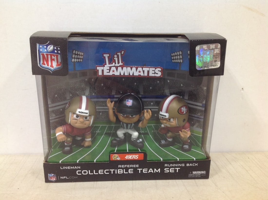 NFL 49ers Lil' Teammates Collectible Team Set *NEW IN BOX*: NFL 49ers Lil' Teammates Collectible Team Set *NEW IN BOX*