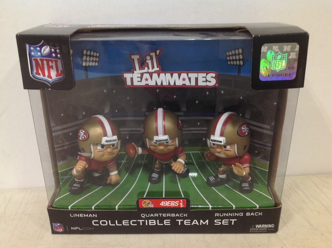 NFL 49ers Lil' Teammates Collectible Team Set *NEW IN BOX* (1 of 1)