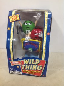 M&Ms Wild Thing Roller Coaster Dispenser *NEW IN BOX*