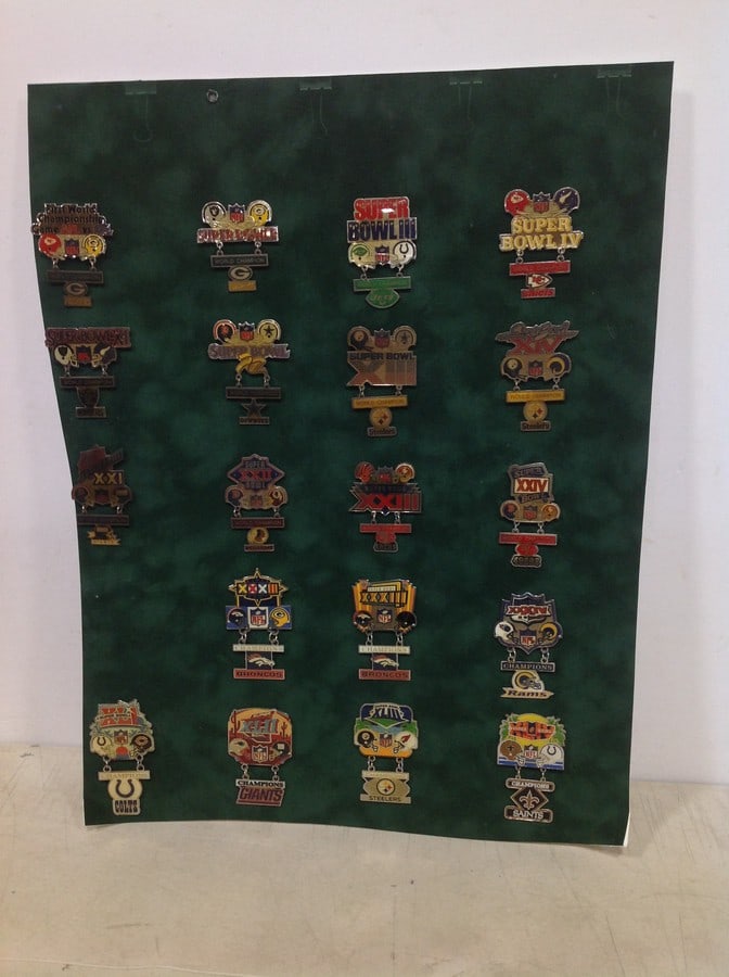 Various Super Bowl Pins: Various Super Bowl Pins