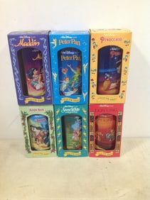 Various Disney Plastic Cups (Aladdin, Snow White, and more) *NEW IN BOX*