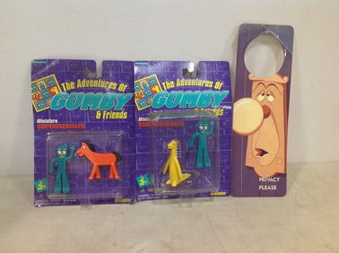 The Adventures of Gumby Miniature Super Flexibles, and more *NEW IN BOX*