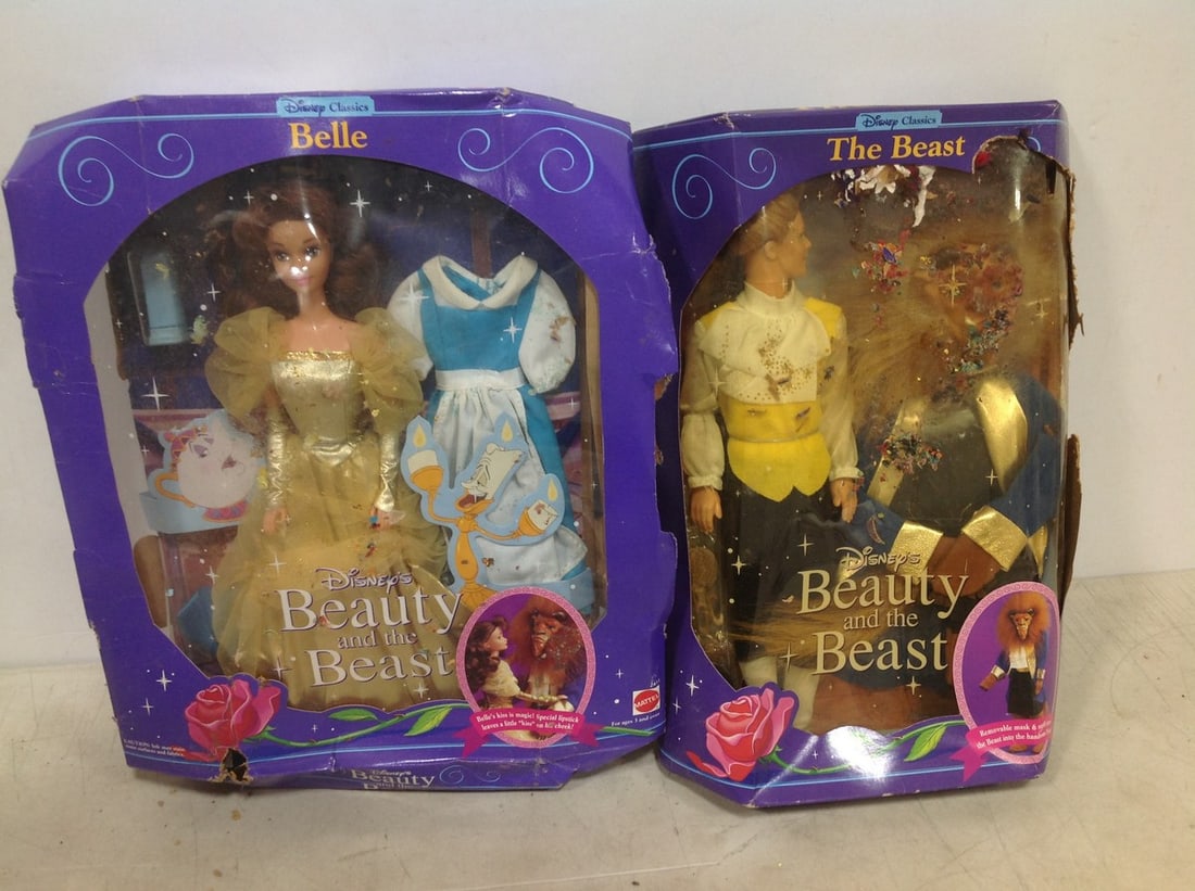 Disney Beauty and the Beast Dolls *SEALED*: Disney Beauty and the Beast Dolls *SEALED*