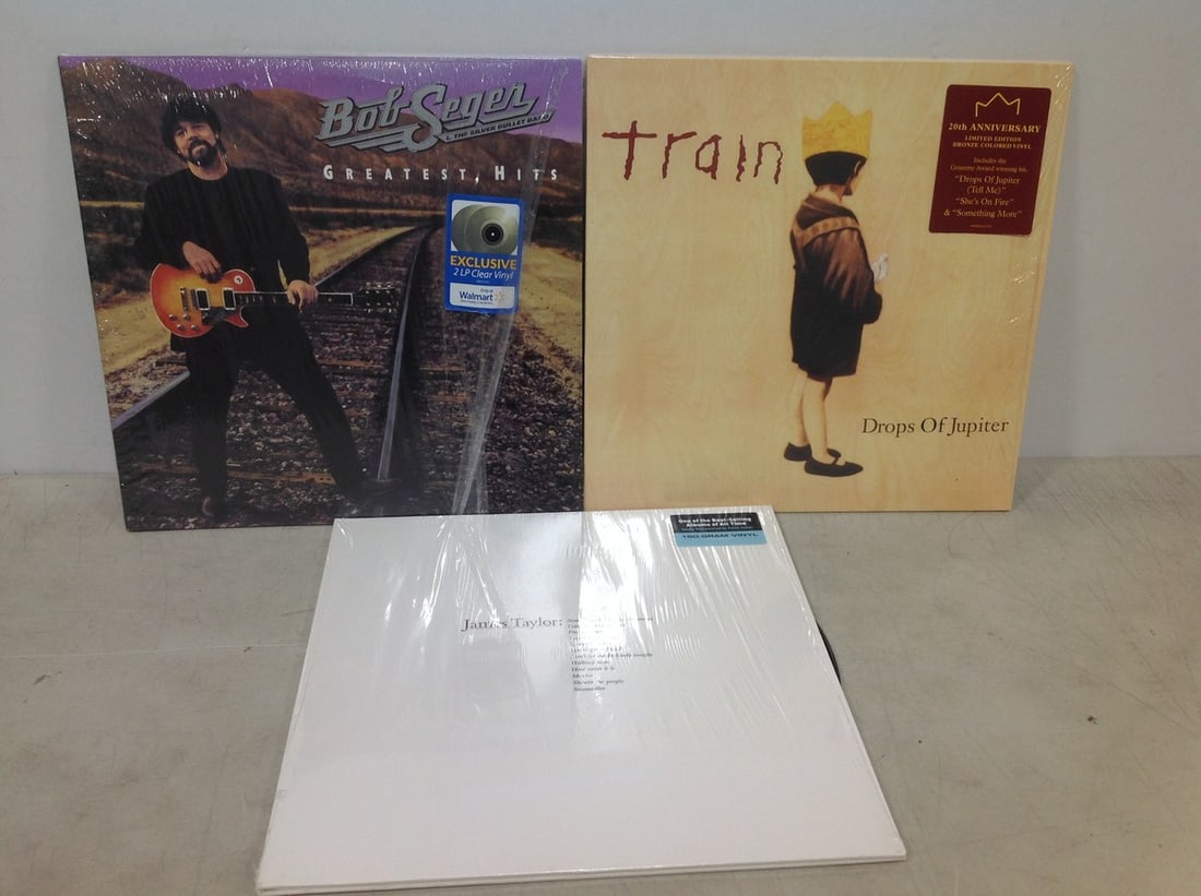 Vintage Rock Records (James Taylor, Bob Seger, and more) (1 of 1)