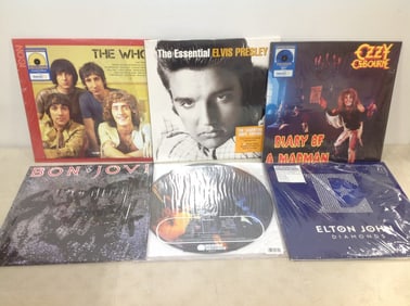 Vintage Rock Records (Elvis, Prince, and more)