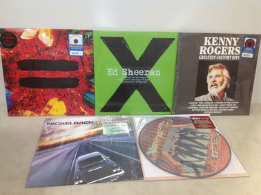 Vintage Rock Records (Kenny Rogers, Ed Sheeran, and more)