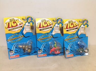 The Tick Windup Action Figures *NEW IN BOX*