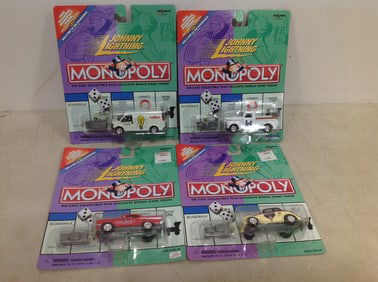Jonny Lightning Monopoly Cars *NEW IN BOX*