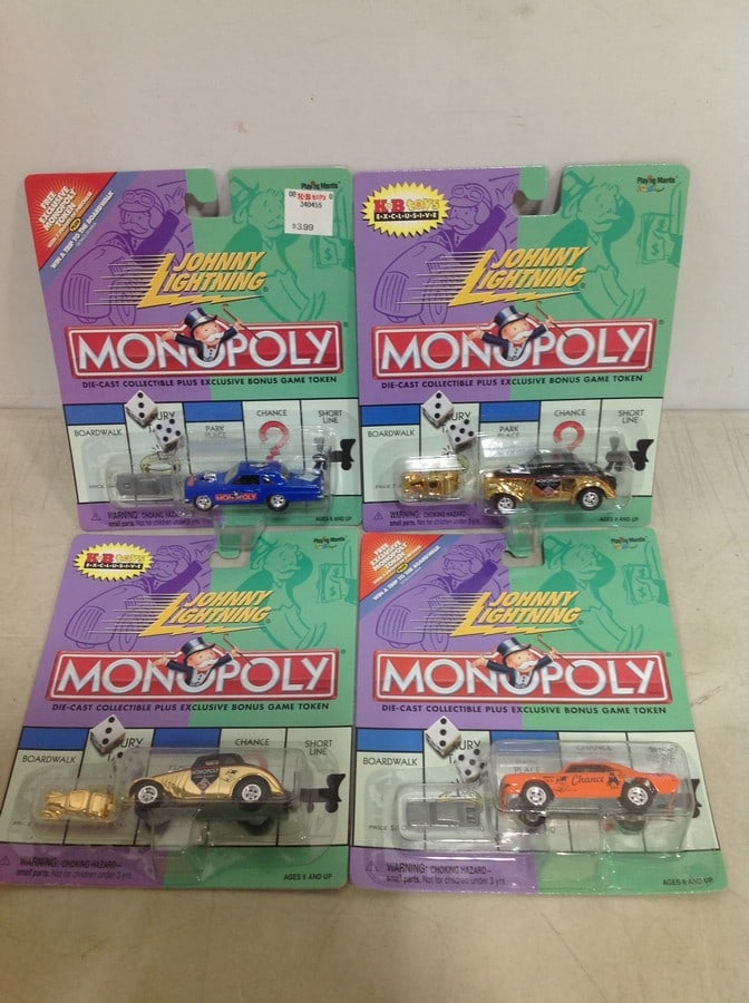 Jonny Lightning Monopoly Cars *NEW IN BOX*: Jonny Lightning Monopoly Cars *NEW IN BOX*