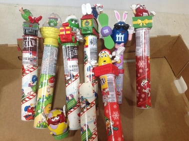 Various M&M Candy Containers