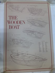 The Wooden Boat 1985 Print (17.5inx26in)