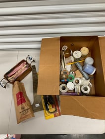 large amount of vintage art supplies and more