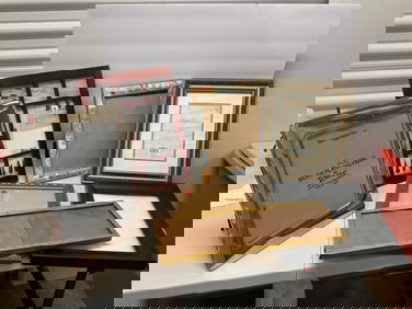 lot of various size picture frames