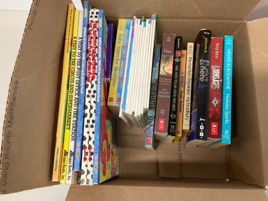lot of various paperback books