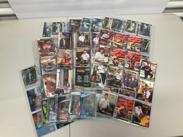 Lot of NASCAR cars