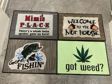 Lot of 4 door mats