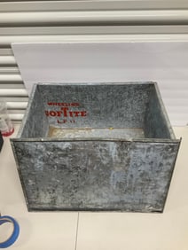 Lot of metal ice chest