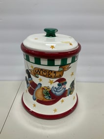 Christmas cookie jar