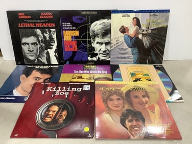 Various Laserdiscs (Lethal Weapon, Killing Zoe, and more)