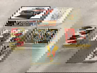 Vintage Playing Cards, 1/43 Scale Mini Trophy Chevrolet, and more