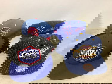 Various Sports Caps (Buffalo Bills, Cleveland Cavaliers, and more)