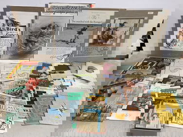 Vintage 1900s Advertisements, Various Brochures, Booklets, and more