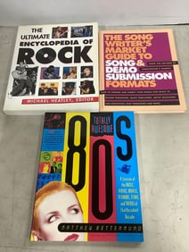 Various Books (The Ultimate Enyclopedia of Rock, Totally Awesome 80s, etc)