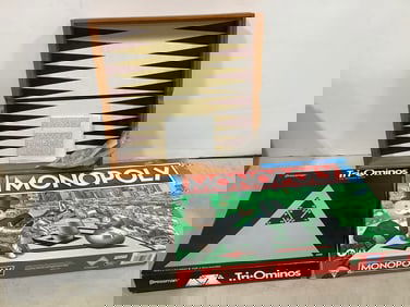 Various Board Games (Triominos, Monopoly, and more)