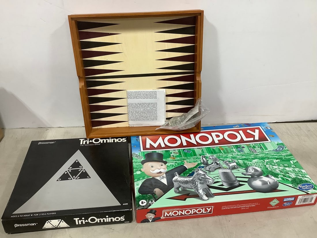Various Board Games (Triominos, Monopoly, and more) (1 of 1)