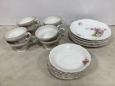 CT Ceramic Plates and Cups (2.5in Tall)