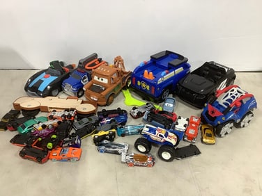 Various toy cars(HotWheels, Disney/Pixar, and more)