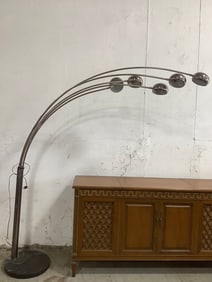 Chrome armchair light(71.5in.tall-dresser not included)