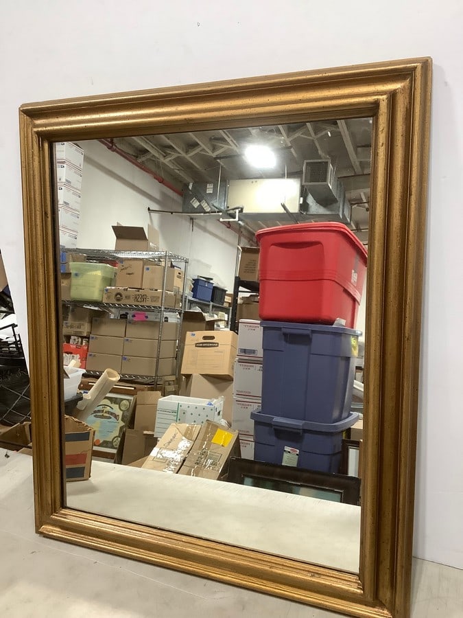 Framed mirror(24.5in.x29.5in.): Framed mirror(24.5in.x29.5in.)