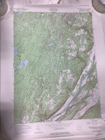 Lake Maskenozha Quadrangle Geological Survey Map (22inx27in)