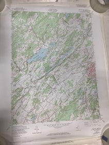 Newton West Quadrangle Geological Survey Map (22inx27in)