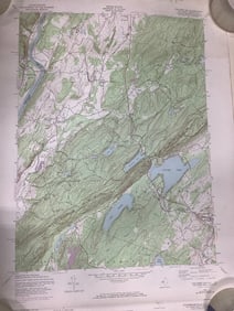 Culvers Gap Quadrangle Geological Survey Map (22inx27in)
