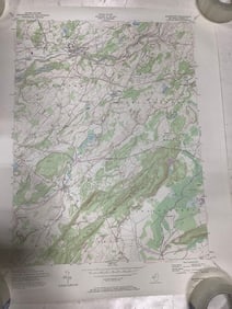 Blairstown Quadrangle Geological Survey Map (22inx27in)