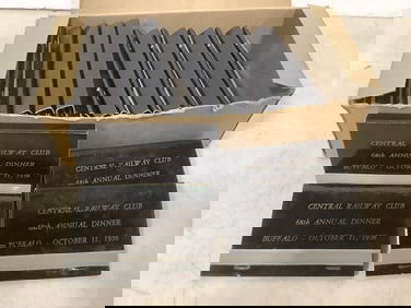 Vintage Central Railway Club Matchbooks - 1956 (New Old Stock)