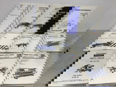 Industrial Machinery Operating Manuals - New Holland & Cadet