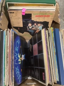 Various Records (Barry Manilow, Johnny Bush, and more)