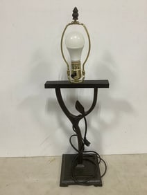 Metal Table Lamp (25in Tall)