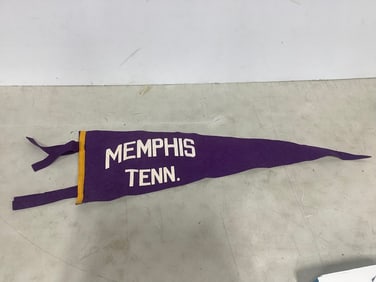 Vintage Memphis Tennesse Banner (25.5in Long)