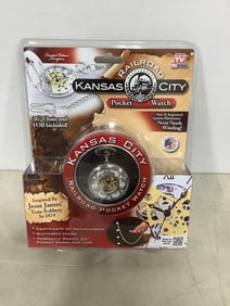 Kansas City Railroad Pocket Watch - NEW
