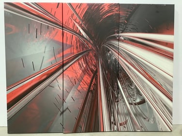 3 Canvas Wall Decor (each panel - 11.75inx27.5in)