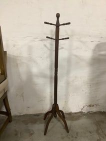 Wooden coat rack(56.5in.tall)