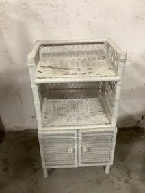 Wicker shelf organizer (16inx12in29.5in)