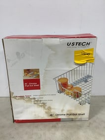 16'' chrome pull out shelf